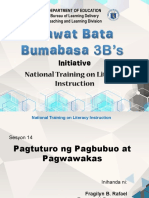 Sesyon 15 - Pagtuturo NG Pagbubuod at Pagwawakas