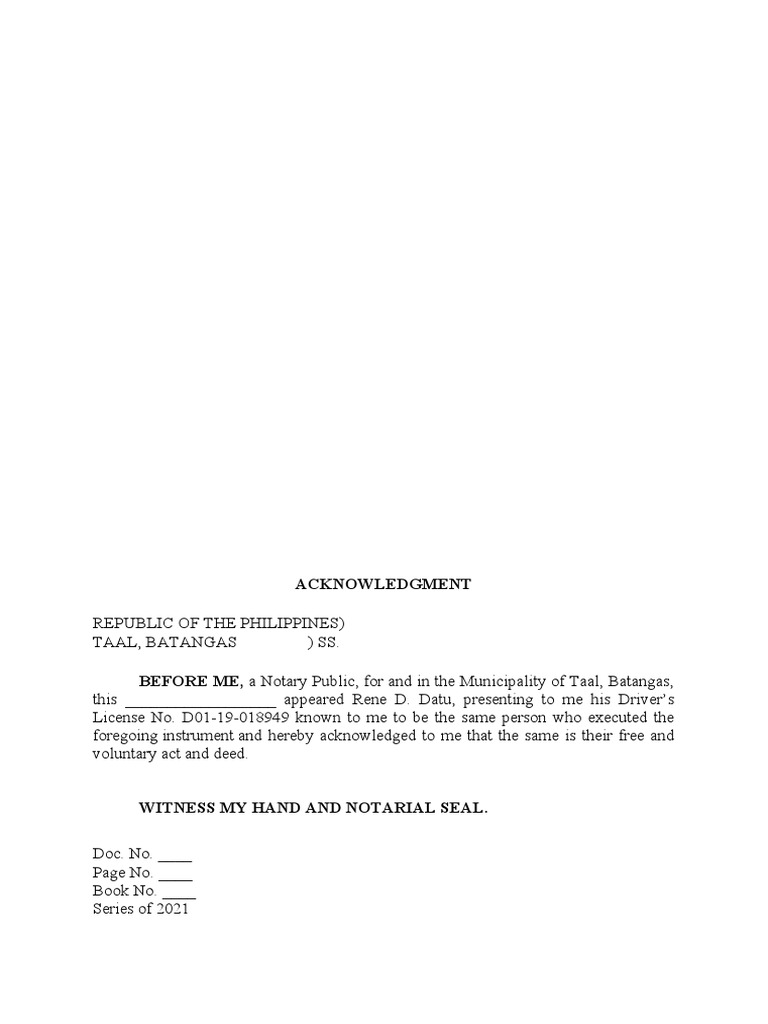 Acknowledgement Draft | PDF | Social Science | Law