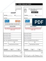 Ubl / Omni Challan Form