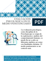 Evaluación Psicológica en El Medio Penitenciario