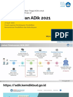 Pendaftaran Adik 2021: Sosialisasi Afirmasi Pendidikan Tinggi (Adik) Untuk Papua, Papua Barat, Adem Dan 3T