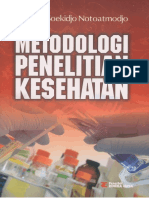 Metodologi Penelitian Kesehatan Notoatmodjo