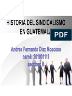 Las Etapas de Sindicalisacion en Guatemala