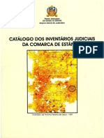 Catalogo - Do - Inventarios - Judiciais - Da - Comarca - de - Estancia