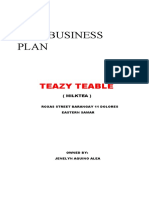 Business Plan: Teazy Teable