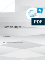 Bosch WTW87564AU Dryer User Manual