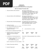 Muster Roll Format for Labour Payments | PDF