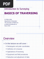 Introduction To Surveying: Basics of Traversing