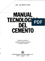 Manual Tecnologico Del Cemento