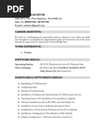 Uday Resume (Fresher)