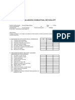 Ejemplo Escala de Evaluación Conductual de Kozloff 