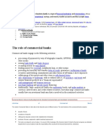 The Role of Commercial Banks: Financial Institution Intermediary Bank Transactional Time Deposits