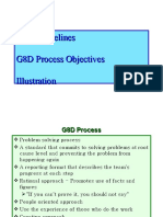 G8D Guidelines G8 D Process Objectives Illustration