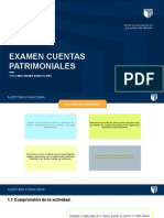 Examen Cuentas Patrimoniales: C.P.C Emilio Wilmer Barreto Niño