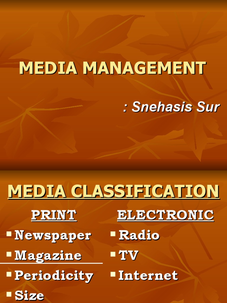 Understanding Media Management | PDF | Advertising | Mass Media