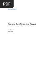 Remote Configuration Server: User Manual 19.12.2018