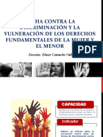 Lucha Contra La Discriminación y La Vulneración de Los Derechos Fundamentales de La Mujer y El Menor