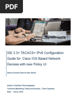 Device Administration W TACACS IPv6 With NewPolicyUIv3