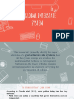 Unit 2 Lesson 2 Global Interstate System