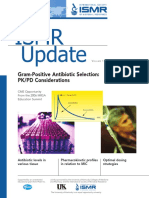 Ismr Update: Gram-Positive Antibiotic Selection: PK/PD Considerations