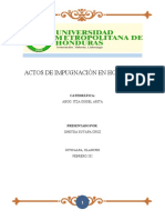 Actos de Impugnacion Que Existen en Honduras