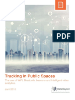 Tracking in Public Spaces: The Use of Wifi, Bluetooth, Beacons and Intelligent Video Analytics. Juni 2016