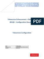 Sample Template - BR100 - Configuration and Setup Document - Teleservice