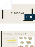 7: Roofing: Pamantasan NG Lungsod NG Valenzuela Building Systems Design