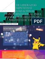 Diapositivas PLAN DE LIDERAZGO COMPETITIVO ORGANIZACIONAL TRANSFORMACIONAL PARA PODER