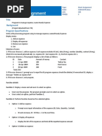 LAB211 Assignment: Title Background Program Specifications