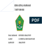 Program Kerja Kepala Madrasah
