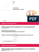 Lesson Slides: Topic: 1.3 Coordinate Geometry Lesson 2: Parallel, Perpendicular or Neither