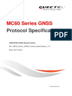 Quectel MC60 Series GNSS Protocol Specification