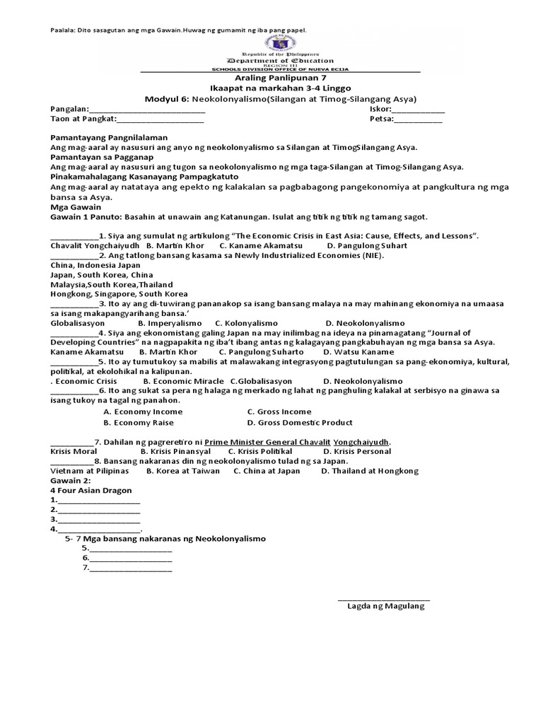 Module 6 las pdf