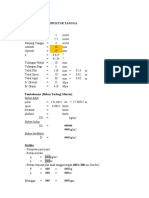 Perhitungan Struktur Tangga Data - Data: Beban Mati