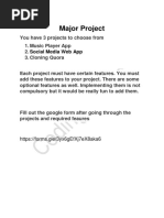 18. Major Project