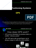 Global Positioning Systems GPS