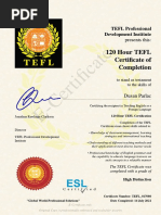 Certificate - D.Parlac TEFL - 017080