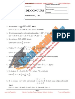 ListaFacultati.ro Subiecte Admitere Politehnica Stiinte Aplicate Bucuresti Algebra - Analiza 2004