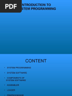 System Programming Notes | PDF | Assembly Language | Software