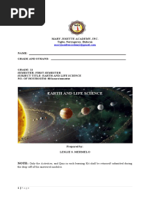 Grade-11 W1-Earth and Life Science-Module