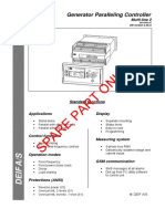 Generator Paralleling Controller: Data Sheet Multi-Line 2