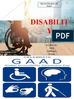 Disabilit Y: Physical Education AIL Project