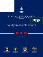 Finance Focused Equity Research Report: August 2020