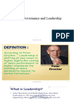 Corporate Governance and Leadership