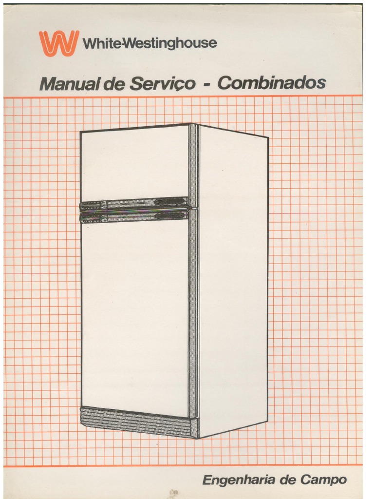 White Westinghouse Manual Servico Freezer Refrigerador PDF