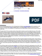 AeroSpace Description of the JSF