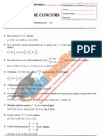 ListaFacultati.ro Subiecte Admitere Politehnica Stiinte Aplicate Bucuresti Algebra - Analiza AII 2009