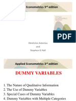 Applied Econometrics 3 Edition: Dimitrios Asteriou and Stephen G Hall
