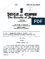 The Gazette of India: PART II-Section 3-Sub-Section (Ii) Published by Authority